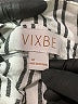 Vixbe 100% Rayon Stripes Silver 3/4 Sleeve Button-Down Shirt Size XS - photo 7