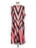 NY Collection Chevron-herringbone Pink Casual Dress Size L (estimated) - photo 2