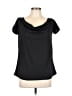 Shein Black Short Sleeve Top Size L - photo 1