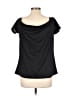 Shein Black Short Sleeve Top Size L - photo 2