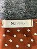 Everly 100% Polyester Polka Dots Brown Casual Dress Size S - photo 7