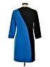 Ann Taylor Color Block Blue Casual Dress Size 0 - photo 2