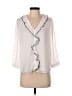 Vince Camuto 100% Polyester White 3/4 Sleeve Blouse Size XS - photo 1
