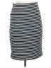 Ann Taylor LOFT Stripes Black Casual Skirt Size XS - photo 1