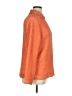 Rafael 100% Polyester Tweed Orange Long Sleeve Blouse Size 1X - photo 4