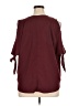 Miss Chievous 100% Polyester Burgundy 3/4 Sleeve Blouse Size XL - photo 2