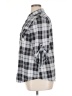 Eden & Olivia Plaid Silver 3/4 Sleeve Blouse Size 1X - photo 5