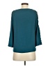 Trina Turk 100% Polyester Teal 3/4 Sleeve Blouse Size S - photo 2