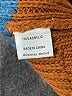 R | Label 100% Acrylic Color Block Orange Ivory Pullover Sweater Size XS - photo 8