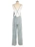 Aila Blue Chevron-herringbone Blue Jumpsuit Size S - photo 2