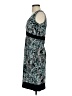 Ann Taylor LOFT 100% Polyester Paisley Teal Cocktail Dress Size 0 - photo 5
