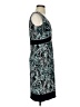 Ann Taylor LOFT 100% Polyester Paisley Teal Cocktail Dress Size 0 - photo 4
