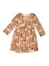 Unbranded Print Orange Dress Size 4 - photo 1
