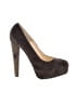 Brian Atwood 100% Leather Gray Brown Heels Size EU 39 1/2 - photo 1