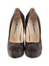 Brian Atwood 100% Leather Gray Brown Heels Size EU 39 1/2 - photo 2