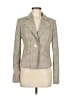 Laundry by Shelli Segal Tweed Gray Tan Blazer Size 6 - photo 1