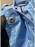 Moncler 100% Cotton Blue Raincoat Size Lg (3) - photo 11