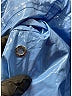 Moncler 100% Cotton Blue Raincoat Size Lg (3) - photo 13