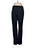 Woman Solid Blue Active Pants Size 4 - photo 2