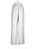 Connie Roberson Metallic Silver Linen Pants Size L - photo 1