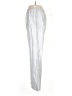 Connie Roberson Metallic Silver Linen Pants Size L - photo 5
