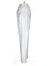Connie Roberson Metallic Silver Linen Pants Size L - photo 4