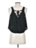 Alya 100% Polyester Black Sleeveless Blouse Size XS - photo 2