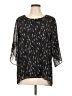 Unbranded 100% Polyester Black 3/4 Sleeve Blouse Size L - photo 1