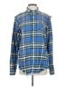 R13 Plaid Blue Long Sleeve Button-Down Shirt Size XS - photo 1