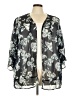 Cj Banks 100% Polyester Gray Kimono Size 2X - photo 1