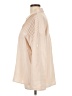 Unbranded 100% Polyester Color Block Tan Long Sleeve Blouse Size L - photo 5