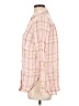 Old Navy 100% Rayon Plaid Pink Long Sleeve Button-Down Shirt Size L - photo 5