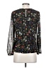 Madewell 100% Polyester Floral Black Long Sleeve Blouse Size XS - photo 2