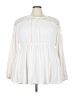 Torrid Ivory Long Sleeve Blouse Size 3X Plus (3) - photo 1