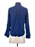 Ann Taylor 100% Silk Blue 3/4 Sleeve Silk Top Size S - photo 2