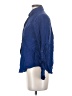 Ann Taylor 100% Silk Blue 3/4 Sleeve Silk Top Size S - photo 5