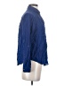 Ann Taylor 100% Silk Blue 3/4 Sleeve Silk Top Size S - photo 4