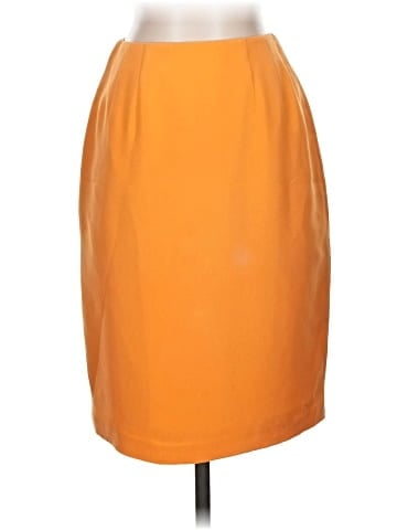 Linda Allard Ellen Tracy Silk Skirt (view 1)