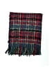 Unbranded Plaid Burgundy Blue Scarf One size - photo 2