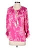 Oddi 100% Rayon Pink 3/4 Sleeve Blouse Size S - photo 1