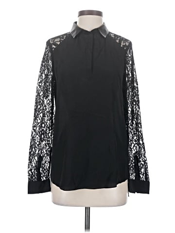 Rebecca Taylor Long Sleeve Silk Top (view 1)