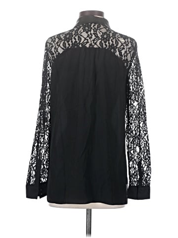 Rebecca Taylor Long Sleeve Silk Top (view 2)