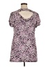 AB Studio Pink Short Sleeve Top Size XL - photo 2