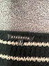 Staccato Stripes Black Pullover Sweater Size S - photo 7