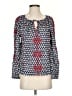 J.Crew 100% Cotton Blue Long Sleeve Blouse Size 0 - photo 1