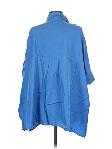 Cos 3/4 Sleeve Button-Down Shirt (view 2)