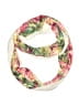 Unbranded 100% Viscose Floral Ivory Pink Scarf One size - photo 1