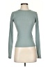 Happily Grey Teal Long Sleeve Top Size S - photo 1