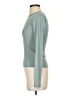 Happily Grey Teal Long Sleeve Top Size S - photo 5