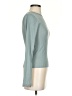Happily Grey Teal Long Sleeve Top Size S - photo 4